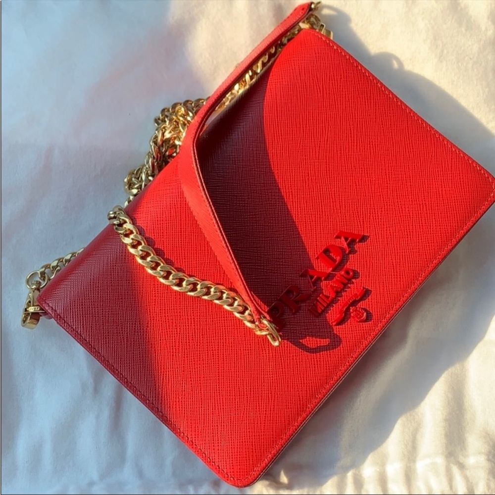 Prada saffiano leather mini bag